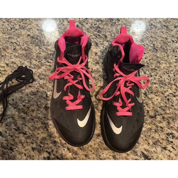 Size 9.5 - Nike Zoom Hyperfuse 2013 Black and Pink - Picture 1 of 8